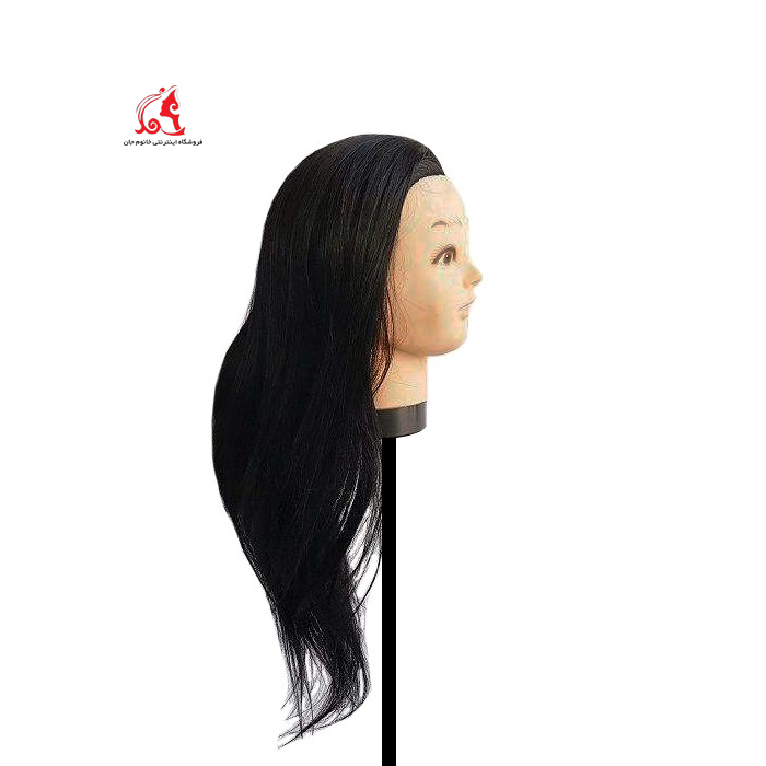 مانکن مو مخصوص کوتاهی رنگ مشکی