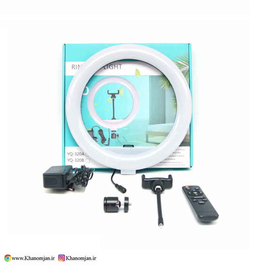 رینگ لایت مدل YQ-320A به همراه پایه