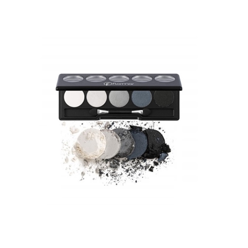 پالت سایه 5 رنگ فلورمار شماره 05 مدل BLACK DUST