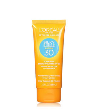 کرم ضد آفتاب لورال مدل SILKY SHEER با SPF 30