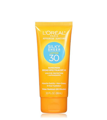 کرم ضد آفتاب لورال مدل SILKY SHEER با SPF 30