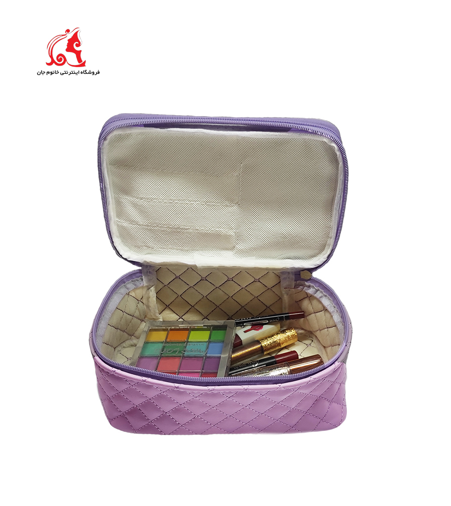کیف آرایش روسو رنگ بنفش