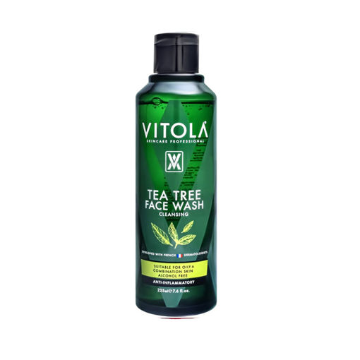 ژل شستشوی صورت ویتولا مدل Tea Tree حجم 225 میلی لیتر