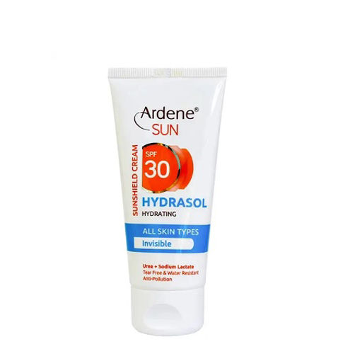 کرم ضد آفتاب بدون رنگ آردن SPF 30 مدل HYDRASOL ‌مناسب انواع پوست حجم 50 میلی‌لیتر
