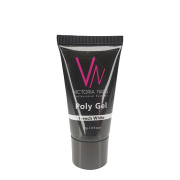 پلی ژل ویکتوریا نیلز رنگ French White حجم 30 گرم 