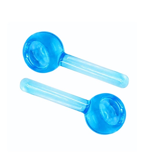 ماساژور دستی مدل گوى يخ اكليلى آبی بسته 2 عددى	