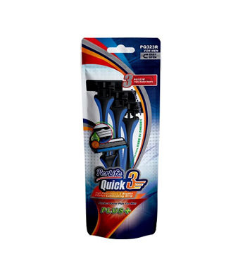 خود تراش پرلایف مدل Quick3Plus بسته 3 عددی