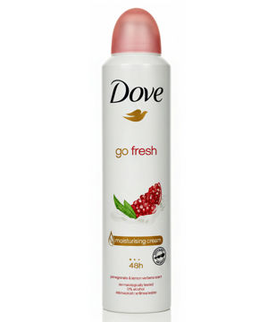 اسپری ضد تعریق زنانه داو با رایحه انار مدل go fresh حجم 250 میلی لیتر