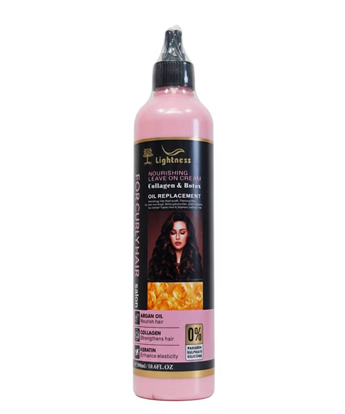 کرم موی مغذی و نرم کننده موی فر لایتنس حجم 300 میلی لیتر