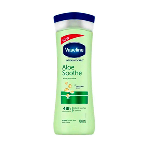 لوسیون بدن وازلین مدل Aloe Soothe حجم 400 میلی‌لیتر